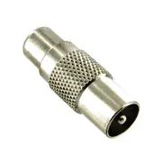 PAL TV RF Antenna Male Plug - RCA Female Socket Cable Connector Adaptor Shielded