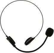 B Baosity Michael Jackson Novelty Microphone Headset, Classic Supper Star MJ Headpiece Props with 3.5mm Jack, Unidirectional Polar Pattern, Karaoke, Singing, Gaming