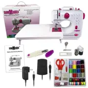 Portable Mini Sewing Machine & Sewing Kit – 12 Pre Programmed Stitch Patterns...