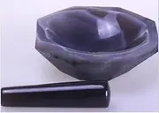 GOWE 7CM Lab FIRST-GRADE AGATE Mortar and Pestle, carnelian MORTAR