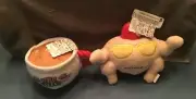 Friends (TV Show) Central Perk Coffee Mug & Turkey Head Fetch For Pets Dog Toys