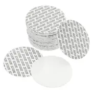 67mm/2.64" Foam Lid Liner 100X PS Foam Resistant Tamper Pressure Sensitive Seal