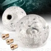 VIP BALL 60MM W-POWER TRANSPARENT MANUAL MT CLEAR CRYSTAL BUBBLE SHIFT KNOB (for: Honda)