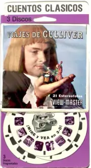 Viajes De Gulliver 3d View-Master 3 Reel Packet NEW SEALED Spanish Language