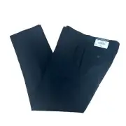 NWT Mens Nautica Black Dress Pants 32x30 Slacks Trousers Flat Front