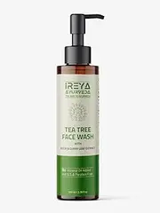 Ireya Ayurveda Tea Tree Face Wash Made With Neem Extract Tea Tree Oil Moisturizing Face Wash For Men And Women, 3.38oz 100 ml Pack of 1