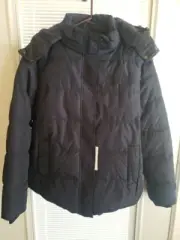NWT Wantdo Women's XL Navy Quilted Parka