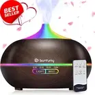 Essential Oil Diffuser 550ml Ultrasonic Aroma Humidifier LED Light Remote
