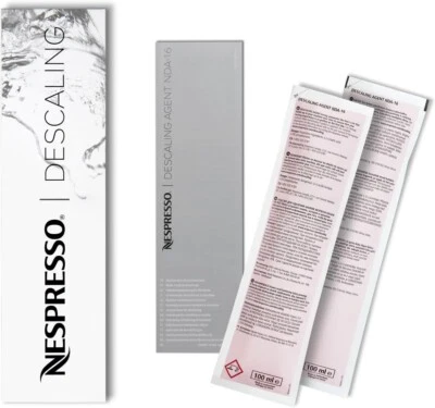 Nespresso Descaling Solution for All Models of Coffee Machines 2 units of 100ml