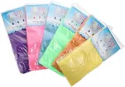 LALADEFIEE 6Pcs Assorted Rubbing Towels Long Exfoliating Bath Towels for Scrubbing Quick Drying Machine Washable for All Family Members