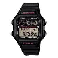 在飛比找PChome24h購物優惠-CASIO 10年電力數位腕錶 AE-1300WH-1A2