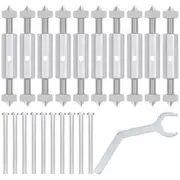 10 Pc Cassette Repair Parts Wall Mount Junction Case Box Repair Device for 86 Wall Plate Switch &amp; So
