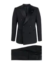 double-breasted tuxedo IT52,IT50,IT54,IT48 Black