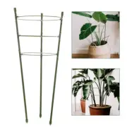 3 Climbing Trellis Potted Plant Support Stakes for Garden Tomato