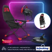 Racing Simulator Steering Wheel Stand Gaming Play Cockpit Stand Adjustable Seat