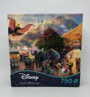 Disney Dumbo Thomas Kinkade Jigsaw Puzzle 750 Pieces with Poster NEW
