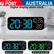 Digital LED Large Display Wall Desk Alarm Clock With Calendar Temperature Date