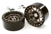 CNC Machined 12 Spoke Off-Road 2.2 Size Wheel (2) Designed for 1/10 Rock Crawler