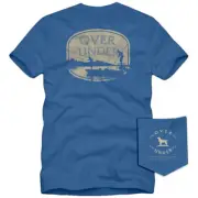 Over Under Short Sleeve Line Management T-Shirt Blue Jean