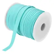 2/5 Inch Double Fold Bias Tape Polyester Bias Tape(Lake Blue 55 Yards)