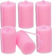 SHERCHPRY 6pcs Sleeping Hair Curlers Soft Sponge Hair Rollers for Overnight Styling Heat Curling Tools Lightweight Hairdressing Rollers for