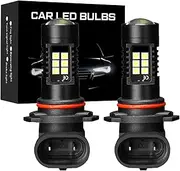 TGMGADANTV 2pcs H8 H11 LED Bulbs HB4 9006 HB3 9005 H16 Jp LED Fog Light Bulb Car Driving DRL Auto Lamp 6000k White 12V 1200LM fog lamp(9006/HB4)