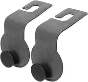 ETHZZLE 1 Pair Car Purse Holder Hook Hidden Seat Back Hooks for Bags Accessories Easy No Tool Installation for Organizing Groceries Items Your Car