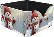 Desk Organizers and Storage,Small Desk Organizer,1-Pc,Christmas Snowman with Hat