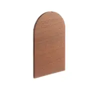 DECO 50 x 80mm Ironbark DecoBatten Radius End Cap