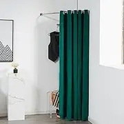 Dressing Room Corner Wall-Mounted Dressing Room Portable Fitting Room Mobile Portable Fitting Room Closed Tailor Shop Privacy partition Curtain Fitting Room