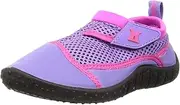 [LEYTON HOUSE] Leighton House Sandals, Marine Shoes, Aqua Shoes, Water Shoes, Amphibious Shoes, Velcro, Beach, Outdoor, Festival, Guard, Safe, Injuries, Sea, Travel, Slip-On, Kids, Lavender/Pink, US Men's Size 12 (19.0 cm), lavender/pink