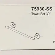 Delta 75930-SS Trinsic 30" Wall Mounted Towel Bar, Stainless