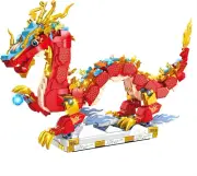 Lunar New Year Auspicious Dragon Building Blocks Set – Festive Gift for All Ages