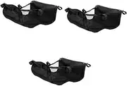 TOYANDONA Hartan Pram Basket, Pack of 3, Pram Storage Basket, Infant Pram Storage, Toddler Pram Organiser, Pram Lower Basket, Replacement Basket for Pushchairs