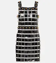 [Rabanne] Rabanne Studded minidress AU 14 black