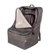 J.L. CHILDRESS Disney Ultimate Backpack Car Seat Storage TRAVEL BAG, MICKEY GREY
