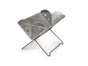 Flatpack Medium Grill and Firepit Compact for Beach, Campsite, and BBQ