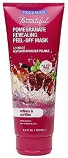 [Freeman] Feeling Beautiful Pomegranate Revealing Peel-Off Mask 175 ml (Pack of 2) with Free Ayur Soap