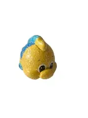 Disney Animators Collection Littles Pink Wave Glitter Flounder Figure NEW