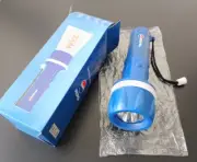 Pepsi Collectible LED Flashlight Blue Rubber Shock Proof Bulky Brand New
