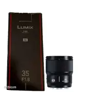 New PANASONIC LUMIX S 35mm F1.8 [S-S35] L Mount