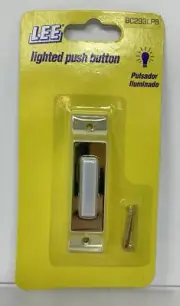 Lee Electrical BC293LPB Lighted Surface Mount Illuminated Door Bell Push Button