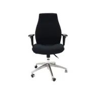 Jupiter High Back Fabric Commercial Grade Chair Black