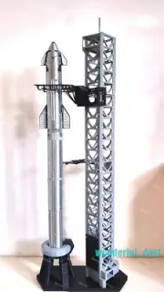 1/200 Scale SpaceX Starship Launch Site Rocket Model High Precision Model Toy