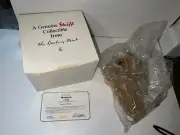Steiff Poseable Bear With Box And Paperwork New Mohair Tan Monaco 666742
