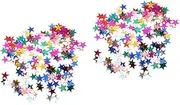 TOKIDNY 2sets Five-pointed Star Confetti Birthday Party Decorations Small Shiny Sequins Wedding Party Sprinkles Table Decoration Set *2
