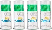 Easyinsmile Disposable 4 Color Micro Applicator Brushes Dental Brush,Brushes for Eyelash Extensions 100pcs/box (Green)