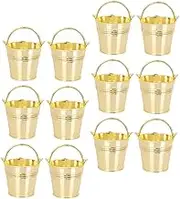 Cabilock 12pcs Decorative Candy Bucket Wedding Favor Containers Elegant Design for Candy Treats for Parties Celebrations Colorfast