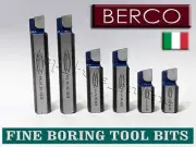 6x BERCO FINE VRTCL CYLINDER BORING BAR BITS CARBIDE TIPPED 10 MM X 30,40,50 MM