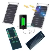 Portable Solar Power 10W 5V Charging Panel USB Charger for Samsung IPhone Tablet